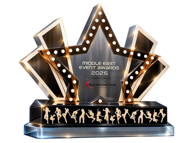 Middle East Event Awards 2026 trophy, Best Venue under 10,000 sqm, Space42 Arena